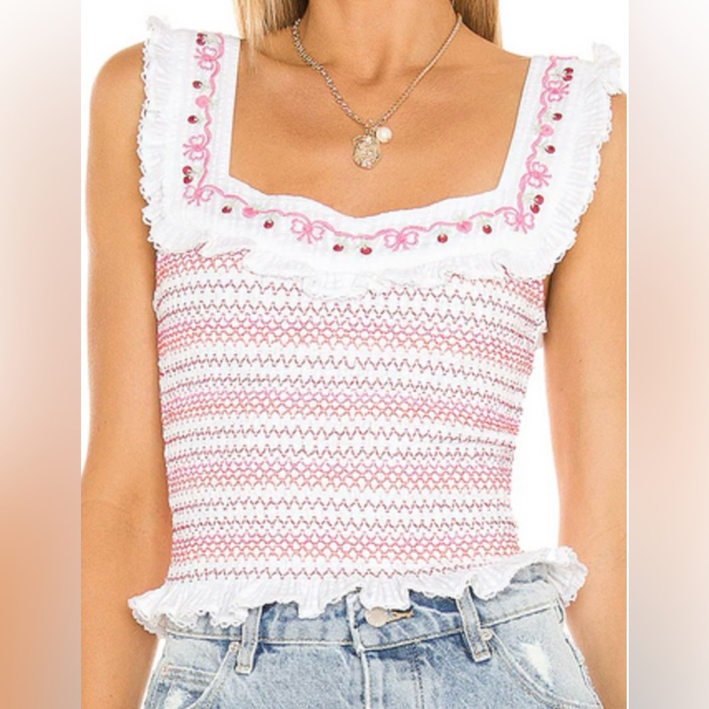 LoveShackFancy Manila Top Size XS